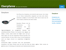Tablet Screenshot of eisenpfanne.com